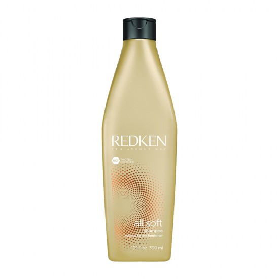 REDKEN All Soft Σαμπουάν Απαλότητας Και Λάμψης Για Αφυδατωμένα Μαλλιά 300ml
