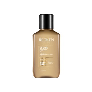 REDKEN All Soft Λαδι Με 6 Μοναδικα Οφέλη Για Αφυδατωμένα Μαλλιά 111ml